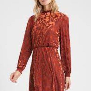 Banana Republic burnt velvet dress